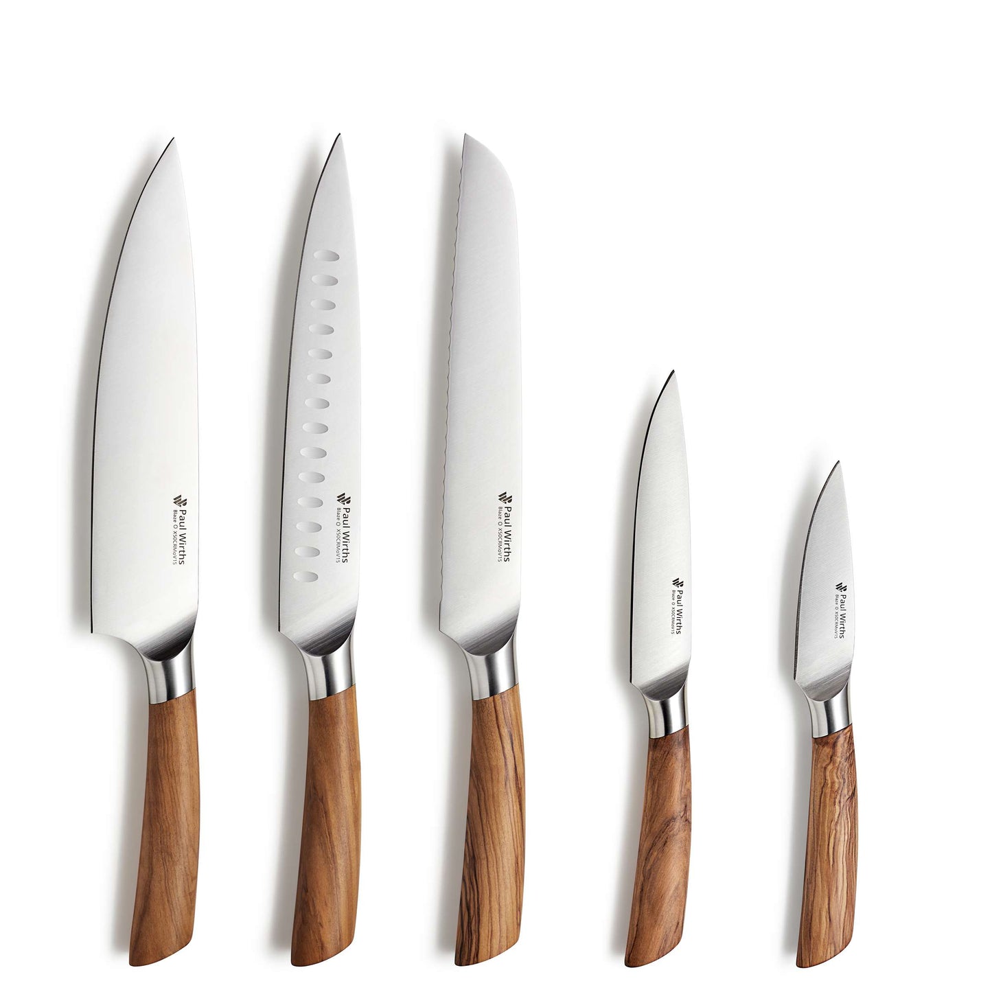 BLAZE knife block 5-piece