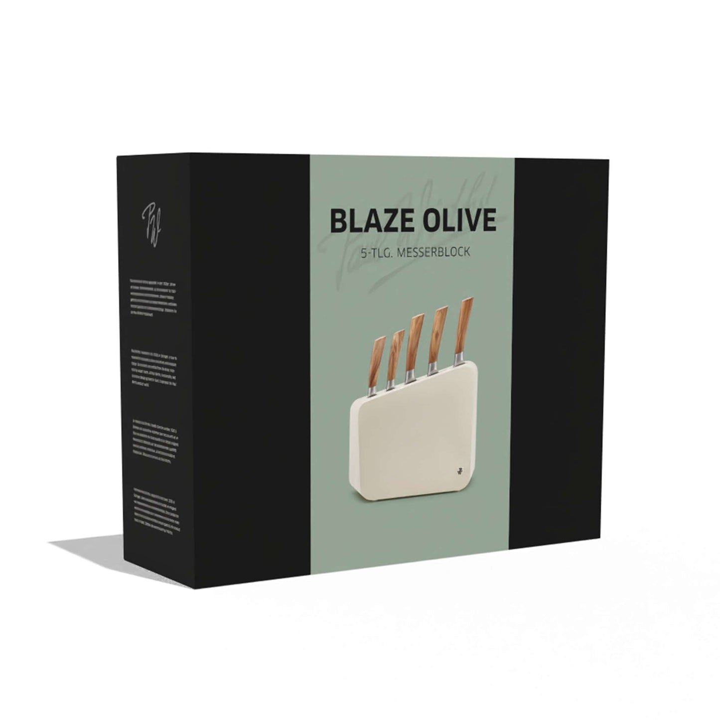 BLAZE knife block 5-piece