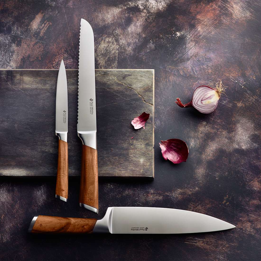 ACACIA knife block 5-piece