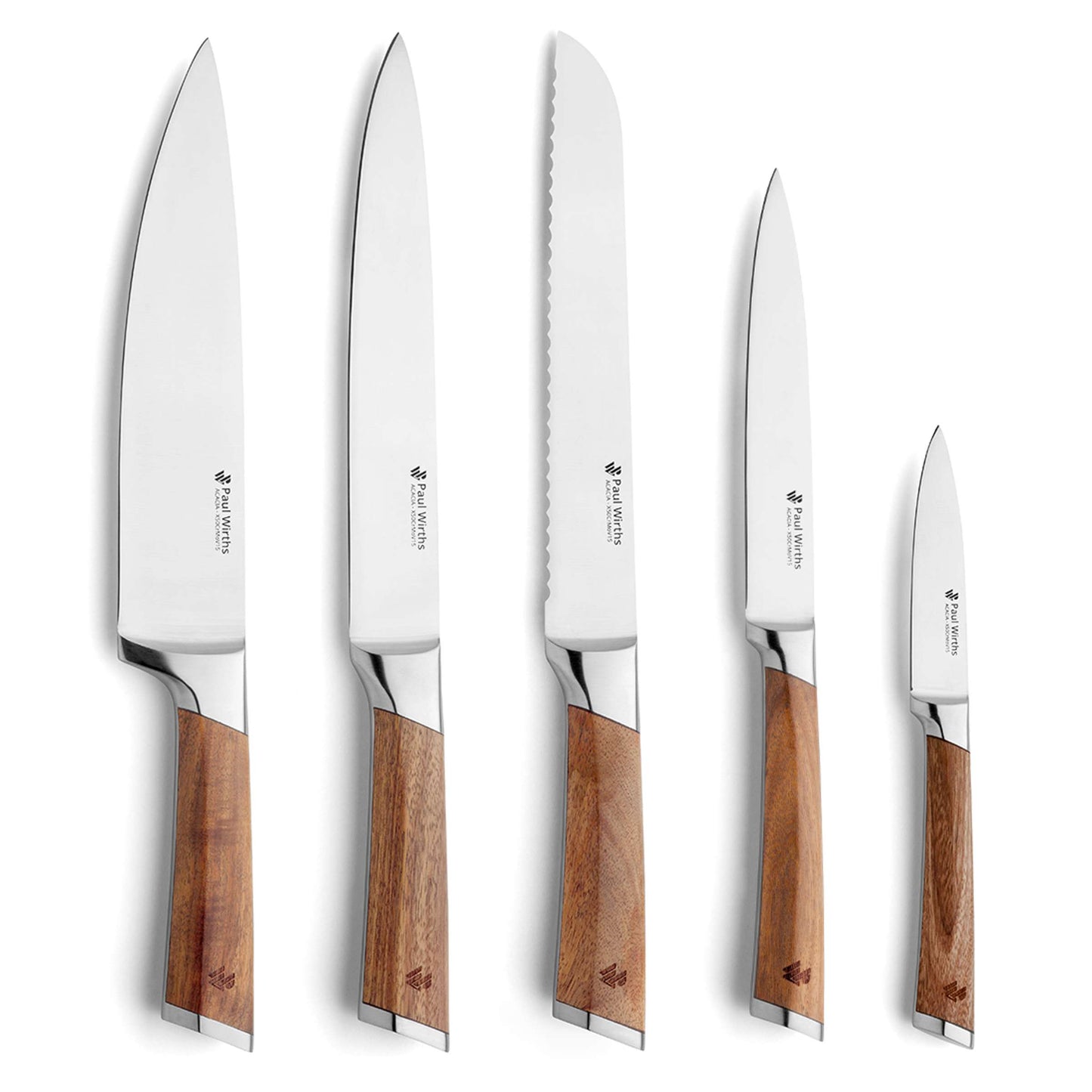 ACACIA knife block 5-piece