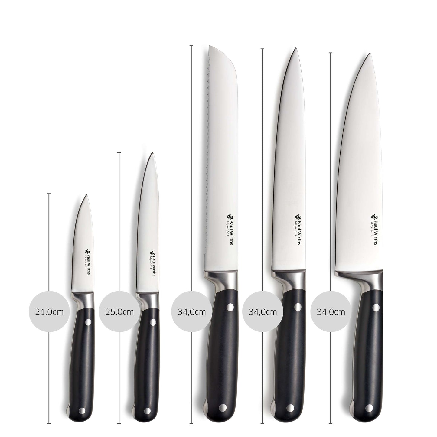 ECLIPSE knife block 5-piece