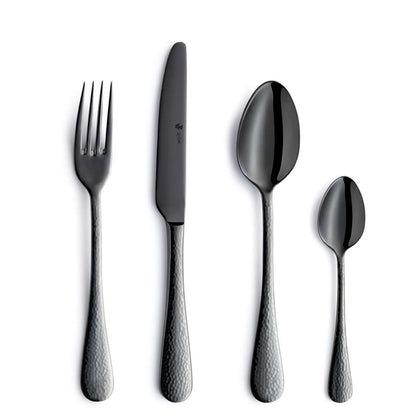 MONDO cutlery set 24-piece PVD black