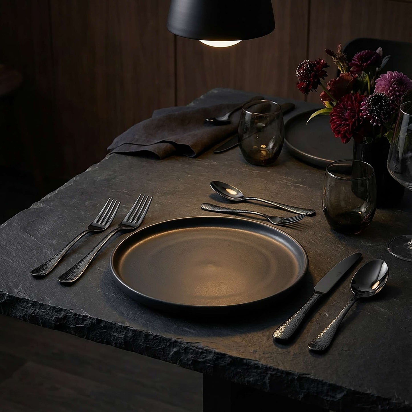 MONDO Besteckset 30-teilig PVD schwarz