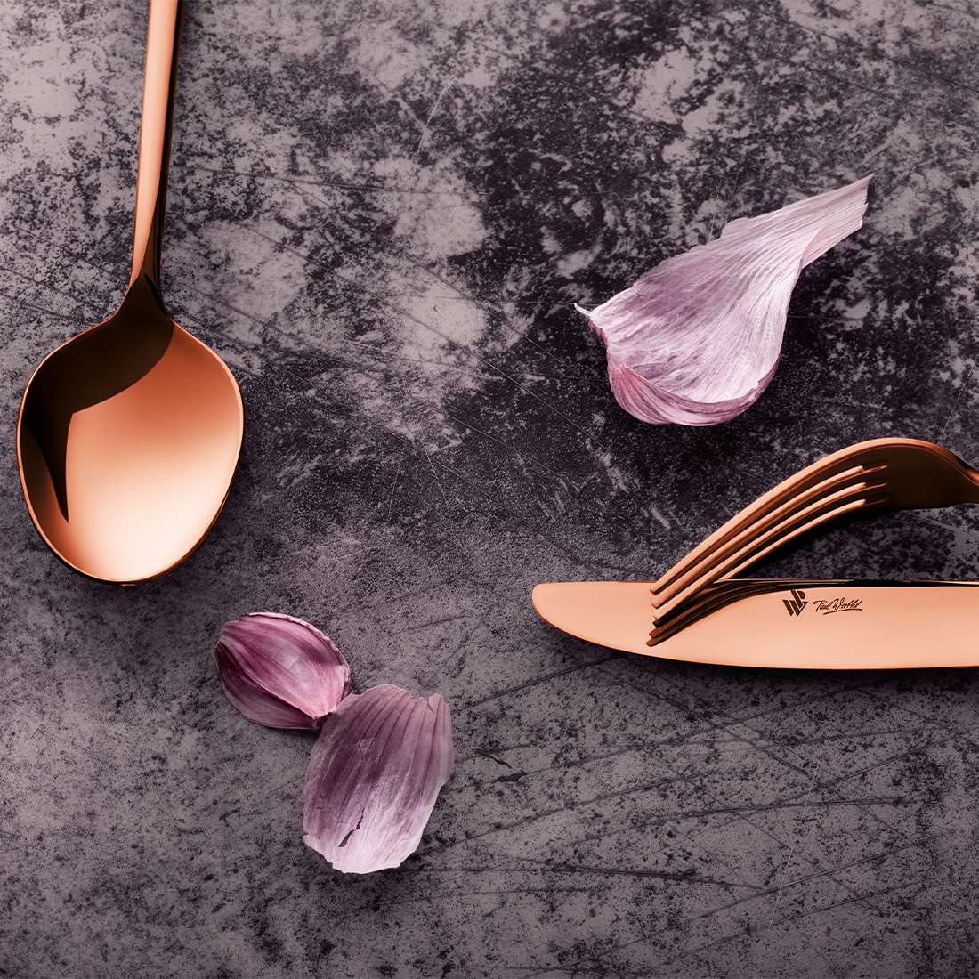 VIVENDI dinner fork PVD copper