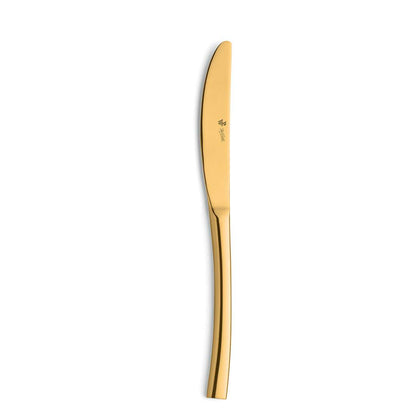 SWING dinner knife full handle PVD gold