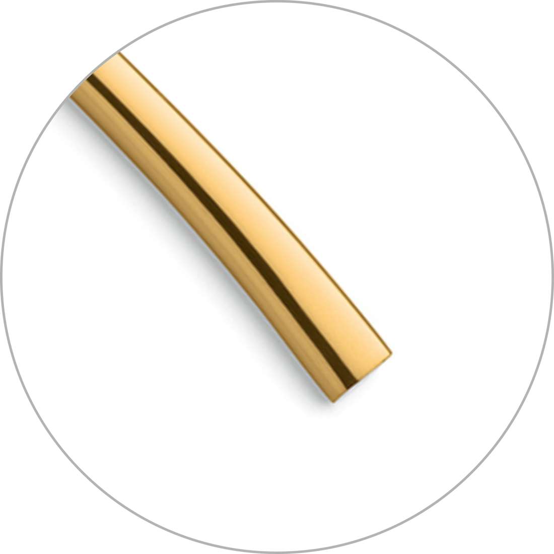 SWING dinner knife full handle PVD gold