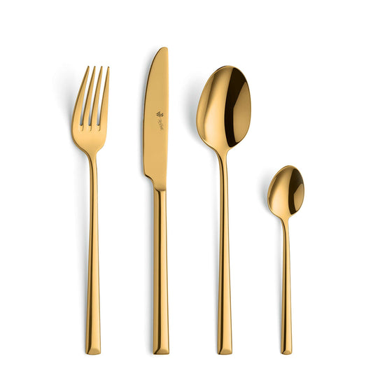 VIVENDI Besteckset 24-teilig PVD gold