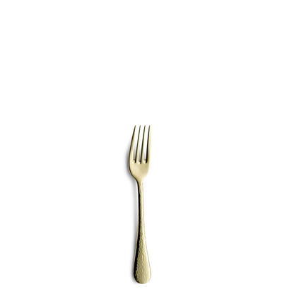 MONDO cake fork PVD champagne