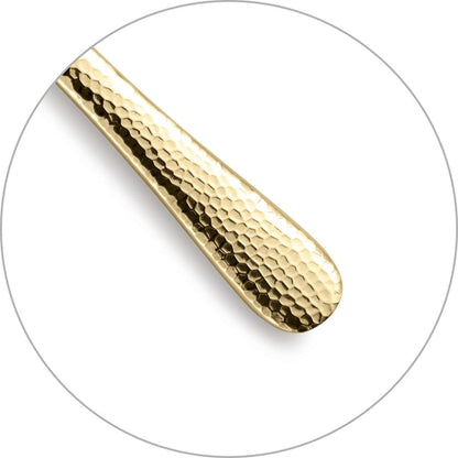 MONDO cake fork PVD champagne