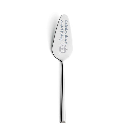VIVENDI cake server "Calories don't count today"