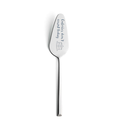 VIVENDI cake server "Calories don't count today"