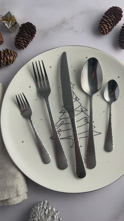 CRYSTAL Besteckset 30-teilig PVD schwarz