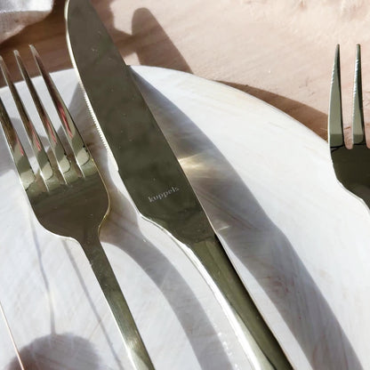 DELIA Besteckset 30-teilig PVD champagner