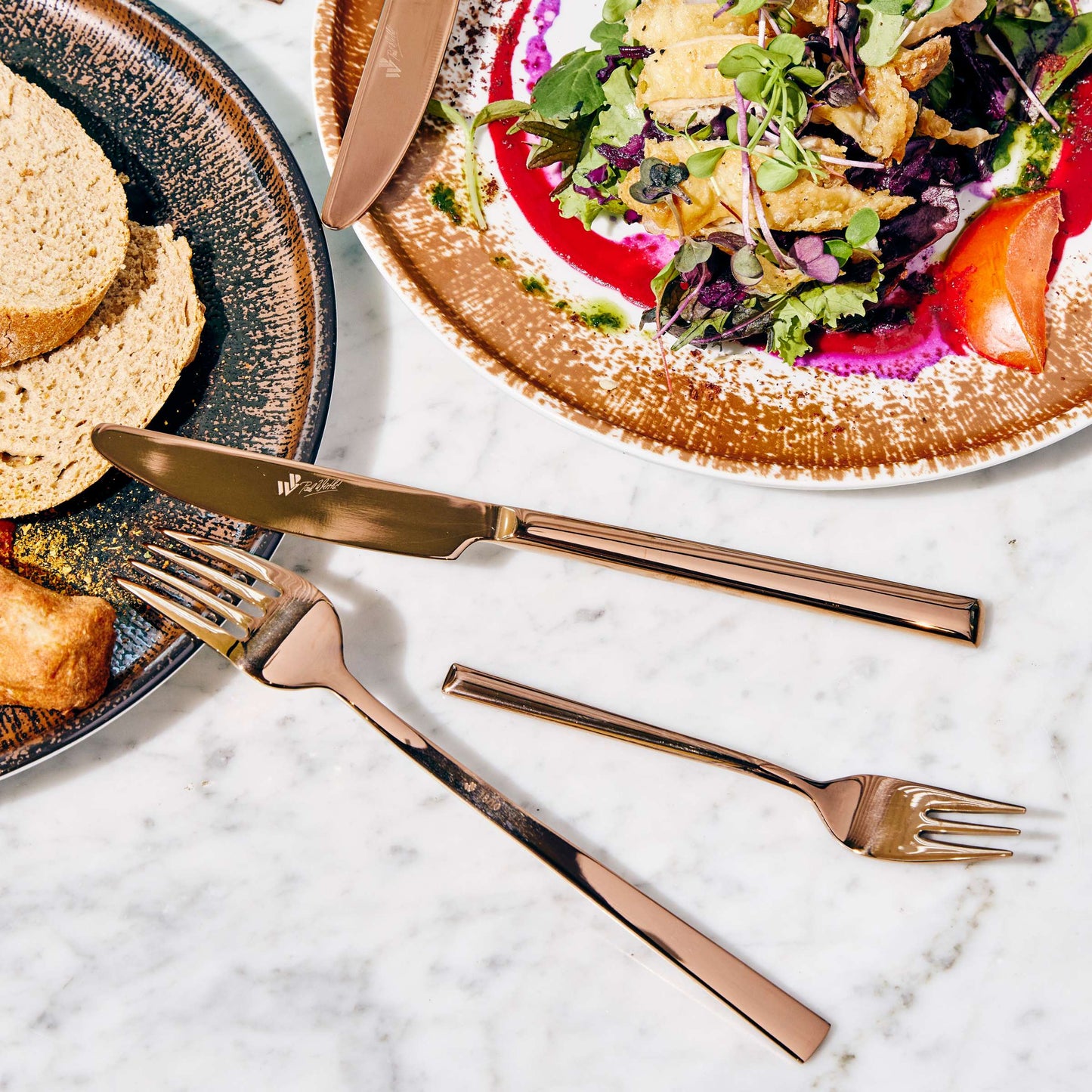 VIVENDI Besteckset 30-teilig PVD kupfer