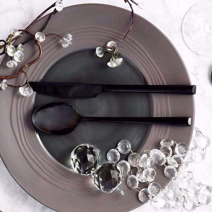 VIVENDI cutlery set 24-piece PVD black
