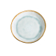 SHADOW AQUA Dessert Plate blue, grey 6 Stück