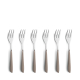 PRISMA Cake Fork Set 6-pieces cacao