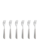 light grey [product_cutlery_type] [product_knife_type] 18/0-ABS PRISMA Kuchengabel Set 6-teilig hellgrau 
