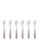 PRISMA Kuchengabel Set 6-teilig altrosa