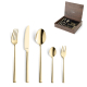 METROPOLE Cutlery Set 24-pieces PVD champagne