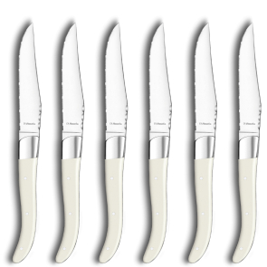 Amefa Premiere steak knife set 6-pieces white ROYAL STEAK