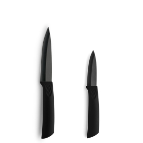 black    Amefa Messerset 2-teilig schwarz 