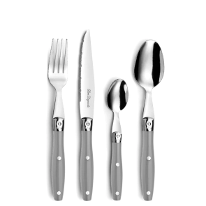 Lou Laguiole  COMPTOIR Cutlery Set 24-pieces dark grey
