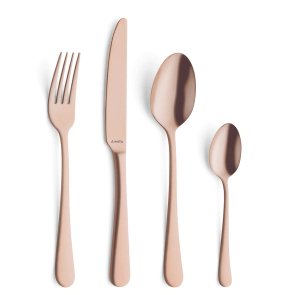 copper [product_cutlery_type] [product_knife_type] 13/0-18/0 AUSTIN Besteckset 16-teilig PVD kupfer 