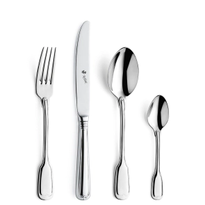 Stainless [product_cutlery_type] [product_knife_type] 13/0-18/10 AUGSBURGER FADEN Besteckset 24-teilig Edelstahl 