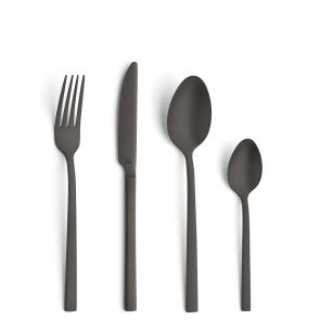 Beckmann & Rommerskirchen  PANO Cutlery Set 16-pieces PVD black