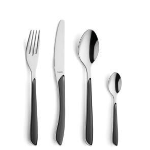 Kuppels  PRISMA Cutlery Set 24-pieces slate grey