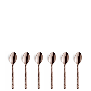 Amefa  FELICITY Mocca/Espresso Spoon Set 6-pieces PVD rose