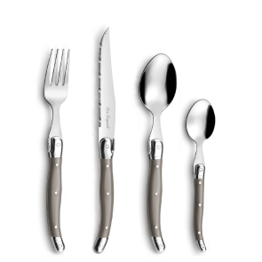 Lou Laguiole  TRADITION Cutlery Set 24-pieces taupe