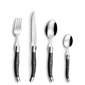 Lou Laguiole  TRADITION Cutlery Set 24-pieces grey