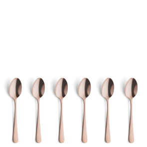 Amefa  AUSTIN Mocca/Espresso Spoon Set 6-pieces PVD copper
