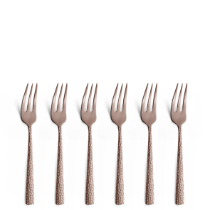 Amefa  FELICITY Cake Fork Set 6-pieces PVD rose