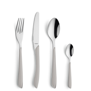 Kuppels  PRISMA Cutlery Set 24-pieces light grey