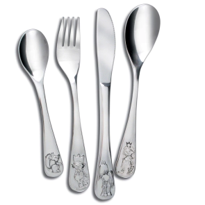 Beckmann & Rommerskirchen  KLEINER KÖNIG Children`s Cutlery 4-pieces Stainless