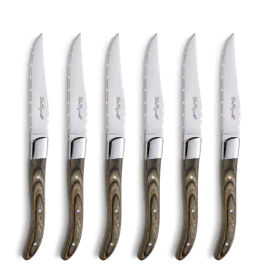 wood [product_cutlery_type] [product_knife_type] 13/0 LOUIS Steakmesser Set 6-teilig holz 