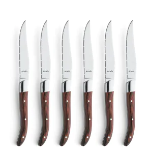 Amefa Premiere  ROYAL STEAK Steak Knife Set 6-pieces Stainless