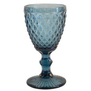 DIAMOND Wineglas blue 6 Stück