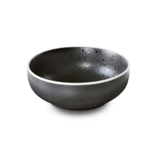 ASTER GRANITE Salatteller schwarz,weiß 6 Stück