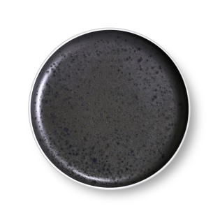 ASTER GRANITE Dessertteller schwarz,weiß 6 Stück
