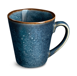 VERTIGO DENIM Mug blue, brown 6 Stück