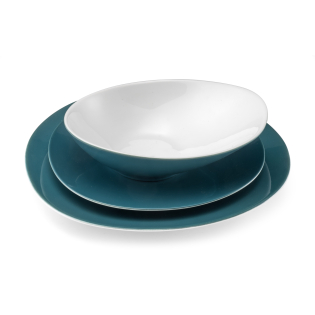 SVEN TEAL Dinnerware Set 18-pieces