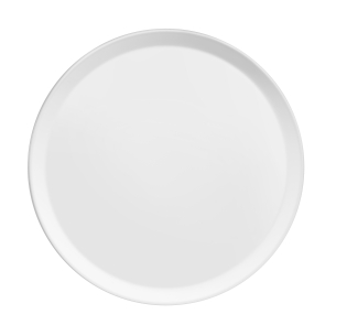 YAKA WHITE Speiseteller weiß 6 Stück