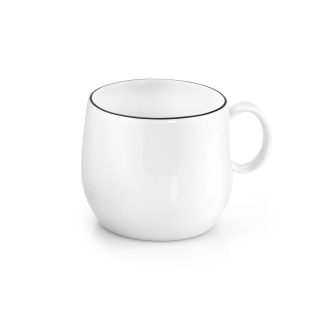 YAKA BLACK Tasse schwarz,weiß 6 Stück