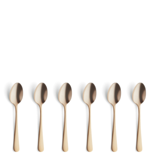 AUSTIN Mocca-/Espressolöffel Set 6-teilig PVD gold