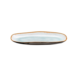 SHADOW AQUA Servierplatte klein blau,grau 6 Stück