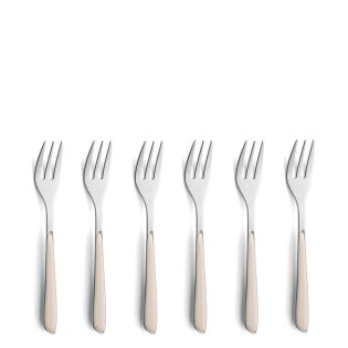 PRISMA Kuchengabel Set 6-teilig baumwolle
